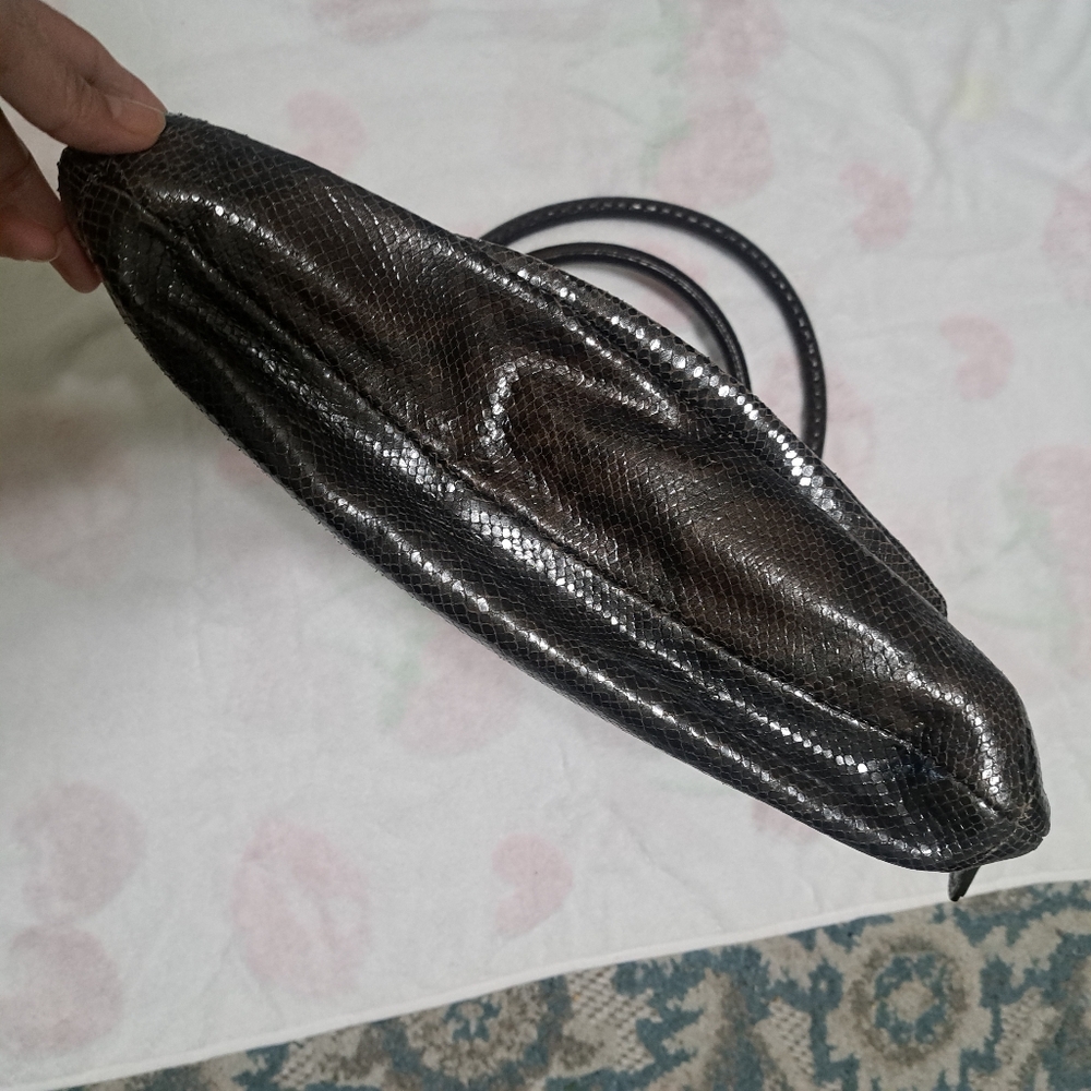 Coach Python Leather Handbag - image 7